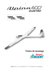 GRAUPNER TANGENT Alpina 4001 ELEKTRO Notice De Montage