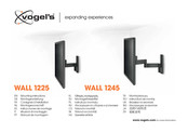 Vogel's WALL 1225 Consignes D'installation