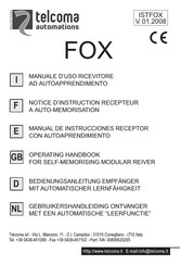 Telcoma Automations FOX Notice D'instruction