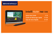 Rand McNally intelliroute TND 510 Guide De Démarrage Rapide