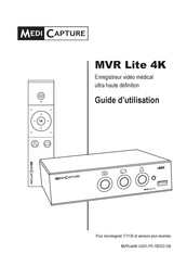 MediCapture MVR Lite 4K Guide D'utilisation