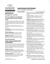 sunjoe SBJ601E Manuel D'utilisation