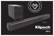 Klipsch REFERENCE RSB-6 Mode D'emploi