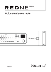 Focusrite RedNet Guide De Mise En Route