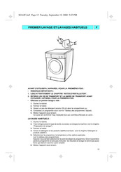 Whirlpool AWV 613 Mode D'emploi