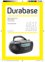 Durabase NX-CDCR100 DAB+ Mode D'emploi