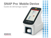 Idexx SNAP Pro Mobile Device Guide De Démarrage Rapide