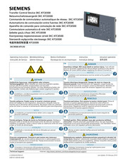 Siemens 3KC ATC6500 Notice D'utilisation
