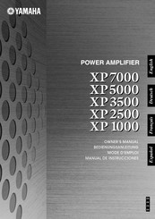Yamaha XP1000 Mode D'emploi