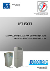 Eurodifroid JET EXTT Série Manuel D'installation Et D'utilisation