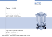 Burkert 2036 Manuel D'utilisation