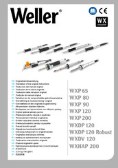 Weller WXP 200 Traduction De La Notice Originale
