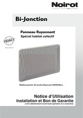 Noirot Bi-jonction DB1 Notice D'utilisation