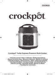 crockpot CSC062X Notice D'utilisation