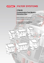 HYDAC FILTER SYSTEMS CTM-EB Notice D'utilisation Et De Maintenance