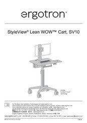 Ergotron StyleView Lean WOW SV10 Mode D'emploi