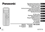 Panasonic RR-US300 Mode D'emploi