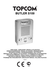 Topcom BUTLER S100 Manuel D'utilisateur