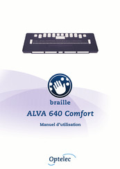 Optelec ALVA 640 Comfort Manuel D'utilisation