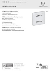 S+S Regeltechnik THERMASGARD FSTF Notice D'instruction