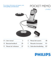 Philips POCKET MEMO LFH0955 Manuel De L'utilisateur