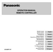 Panasonic CZ-02RT11P Manuel D'utilisation