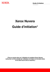 Xerox Nuvera Guide D'utilisation