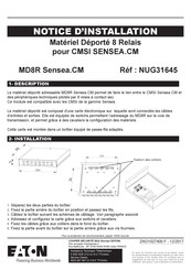 Eaton MD8R Sensea.CM Notice D'installation
