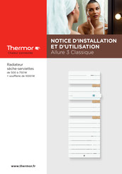 Thermor Allure 3 Classique Notice D'installation Et D'utilisation