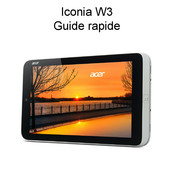 Acer Iconia W3 Guide Rapide