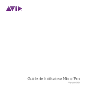 Avid Mbox Pro Guide De L'utilisateur