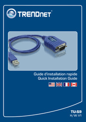 TRENDnet TU-S9 Guide D'installation Rapide