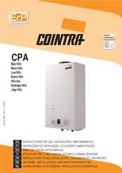 Cointra CPA Basso NOx Instructions Pour L'installation, L'utilisation Et L'entretien