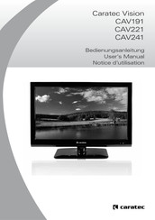 Caratec CAV191 Notice D'utilisation