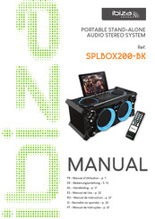 Ibiza sound SPLBOX200-BK Manuel D'utilisation