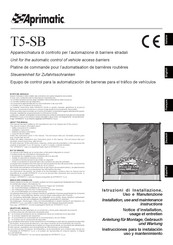 Aprimatic T5-SB Notice D'installation