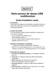 Digitus DN-13020 Guide D'installation Rapide