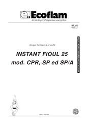 Ecoflam Instant 25 fioul CPR Notice D'utilisation