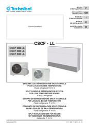 Technibel CSCF 408 LL Notice D'installation