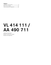 Gaggenau VL 414 111 Notice De Montage