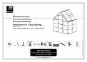 Palram Harmony 6x4-Clear Glazing Instructions De Montage