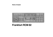 Blaupunkt Frankfurt RCM 82 Notice D'emploi