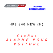 Patrolline HPS 840 NEW Manuel D'utilisation