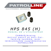 Patrolline HPS 845 Manuel De L'utilisateur