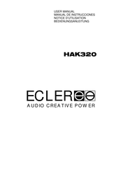 Ecler HAK320 Notice D'utilisation