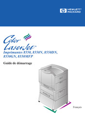 HP Color Laser Jet 8550DN Guide De Démarrage