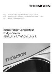 THOMSON KGT300WI Guide D'installation & D'utilisation