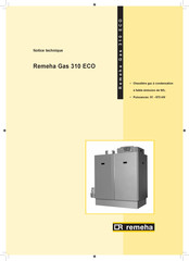 REMEHA Gas 310 ECO Notice Technique