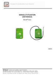 JRI Mini SPY RF Green Manuel D'utilisation