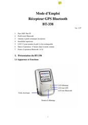 Globalsat BT-338 Mode D'emploi